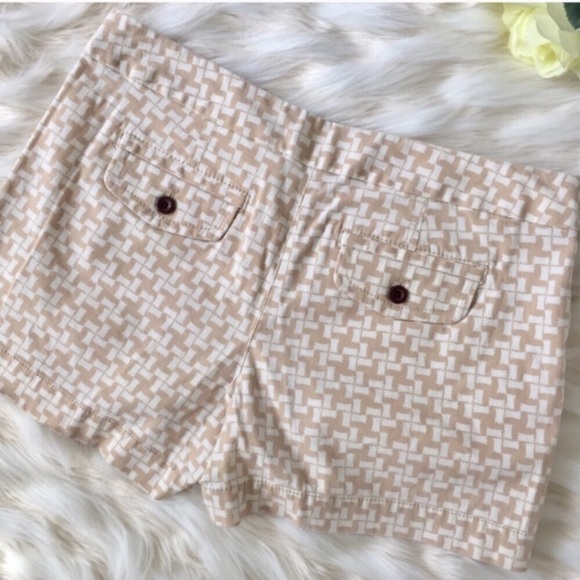 •LOFT• geo print twill shorts - Picture 2 of 4